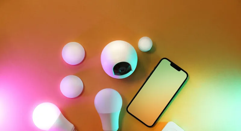 Smart home sensor and lighting modules like those students automate